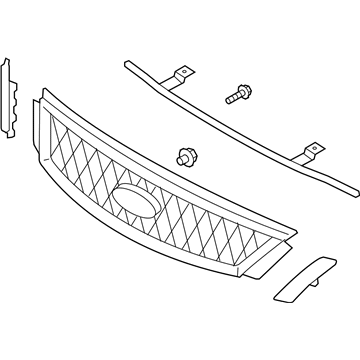 Mercury 5G1Z-8200-AA Grille - Radiator