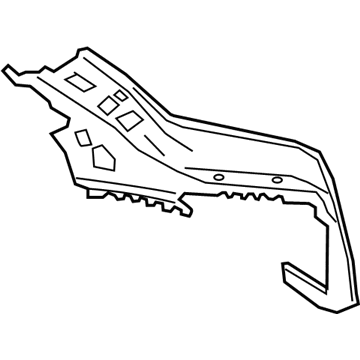 Ford FT4Z-5841021-A Reinforcement - Roof Rail