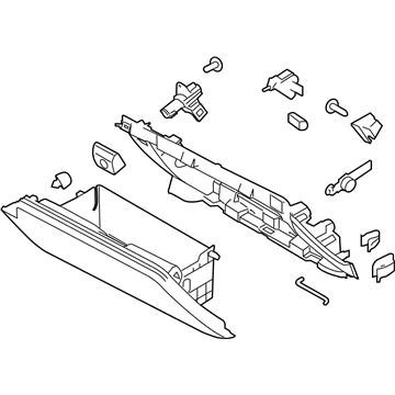 Ford HR3Z-63060T10-AA Box Assy - Glove Compartment