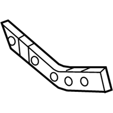 Lincoln DA5Z-17D995-B Bracket - Bumper Mounting