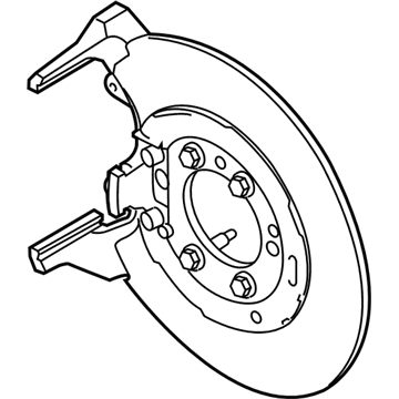 Ford AL5Z-2B582-B Plate Assy - Brake Back