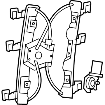 Ford 6L2Z-7823201-AA Regulator Assy