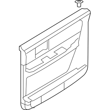 Lincoln 7L7Z-4027407-AA Trim - Rear Door