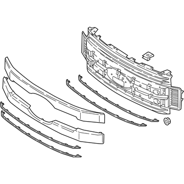 Ford HC3Z-8200-CA Grille Centre