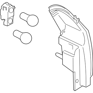 Ford GN1Z-13404-A Lamp Assy - Rear, Stop And Flasher