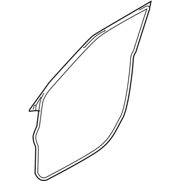 Ford 8A8Z-7420531-A Weatherstrip Assy - Door Window