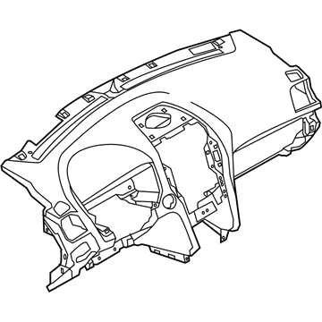 Ford FB5Z-7804320-EA Panel - Instrument