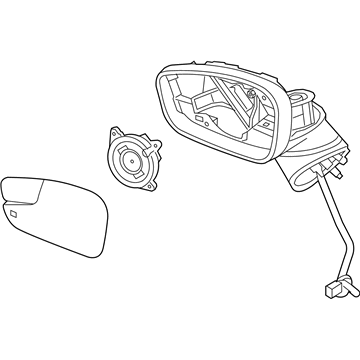 Ford BE8Z-17683-D Mirror Assy - Rear View Outer