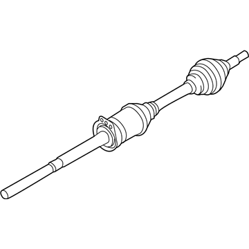 Ford FB5Z-3B436-A Shaft - Front Axle