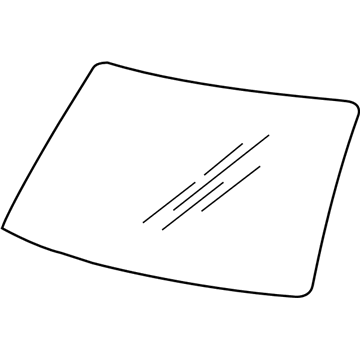 Ford 7C2Z-1503100-B Glass - Windscreen