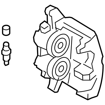 Ford FR3Z-2B120-D Caliper Assy - Brake - Less Pads