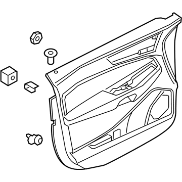 Ford FT4Z-5823942-BD Panel - Door Trim - Lower