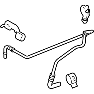 Ford FL3Z-7B028-A Tube - Oil Cooler