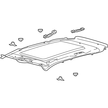 Lincoln FA1Z-5851916-CP Headlining - Roof