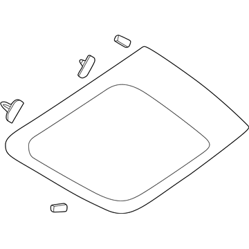 Ford BB5Z-7829700-B Glass - Quarter Window