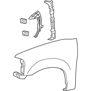 Lincoln 7L1Z-16005-A Fender Assy - Front