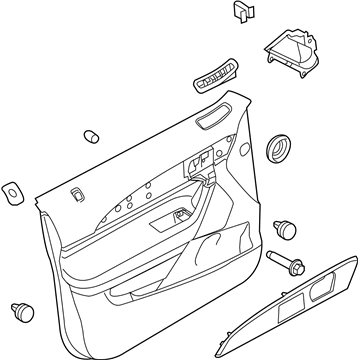 Lincoln BA1Z-7823943-AA Panel Assy - Door Trim