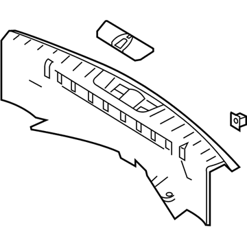 Ford DB5Z-7842624-CA Plate - Door Scuff