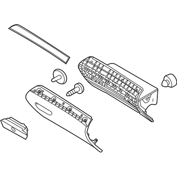 Ford FB5Z-78060T10-DA Box Assy - Glove Compartment