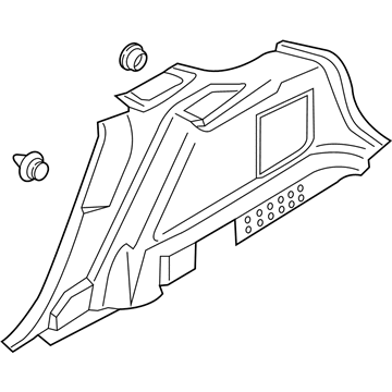 Lincoln HA1Z-5831012-AA Trim Assy - Quarter