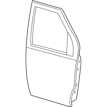 Ford 6C2Z-1520125-D Door Assy - Front