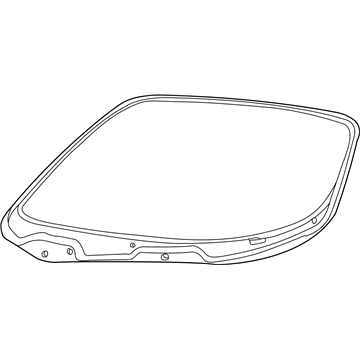 Ford 1W6Z-7603100-AA Glass - Windscreen