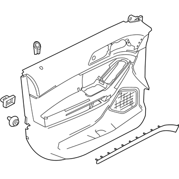 Ford FB5Z-7823943-AA Panel Assy - Door Trim