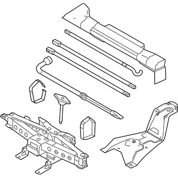 Ford BL3Z-17080-E Jack Assy - Lifting