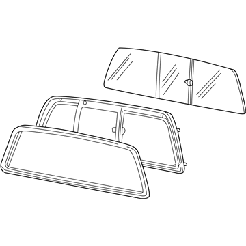 Ford 5C3Z-25422B30-AA Glass - Sliding