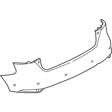 Ford F1EZ-17906-BAPTM Bumper Assy - Rear