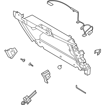 Lincoln Aviator Glove Box - LC5Z-7804338-AF