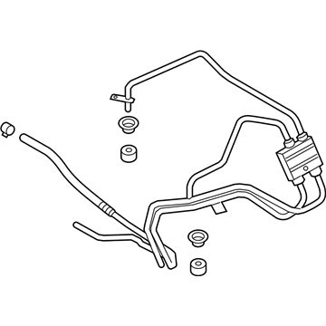 2022 Ford EcoSport Oil Cooler Hose - GN1Z-7R081-D