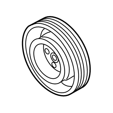 Ford HX7Z-6B321-A Crankshaft Pulley