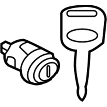 Mercury 8E5Z-5421991-B Cylinder & Keys