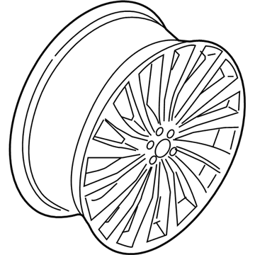 Lincoln HP5Z-1007-F Wheel, Alloy