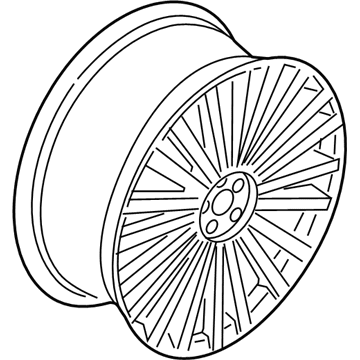 Lincoln HP5Z-1007-H Wheel, Alloy