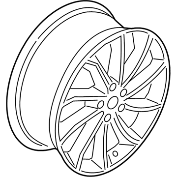 Lincoln HP5Z-1007-D Wheel, Alloy