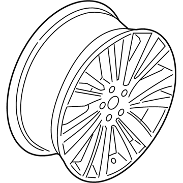 Lincoln HP5Z-1007-B Wheel, Alloy