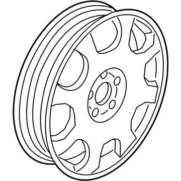 Ford SSV Plug-In Hybrid Spare Wheel - HP5Z-1007-G