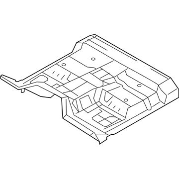 2010 Ford F-250 Super Duty Floor Pan - 7C3Z-2511000-A