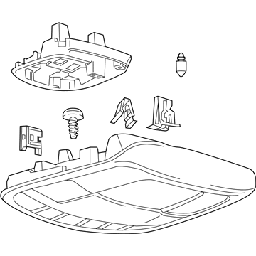 Ford DS7Z-54519A70-EQ Overhead Console