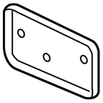 Lincoln 2L1Z-17A385-AB License Bracket