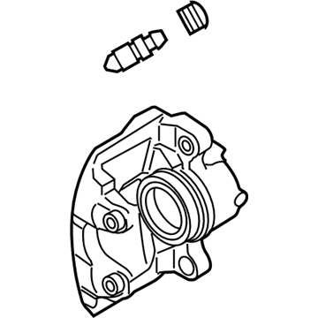 Ford BV6Z-2B120-A Brake Caliper Assembly-Less Pads