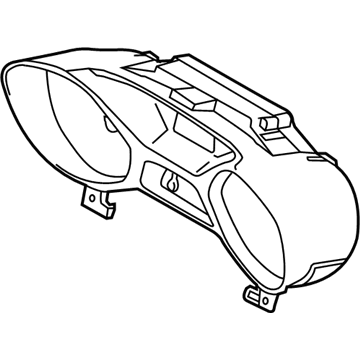 Ford DJ5Z-10849-SA Cluster Assembly