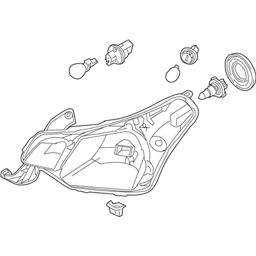 Ford 9S4Z-13008-D Headlamp Assembly