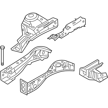 Lincoln 9E5Z-16055-A Apron/Rail Assembly