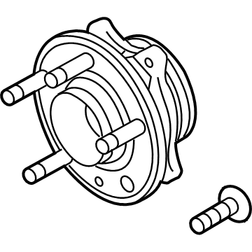 Ford BB5Z-1104-A Hub Assembly - Wheel