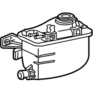 2003 Ford Taurus Coolant Reservoir - 3F1Z-8A080-DA