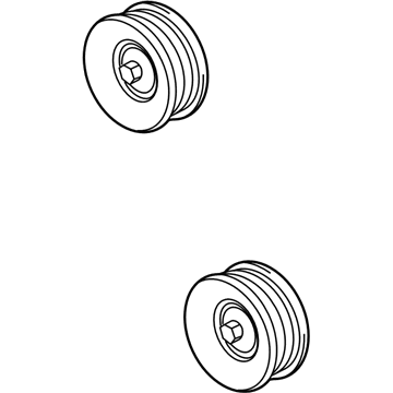 Ford BC3Z-6C348-A Idler Pulley