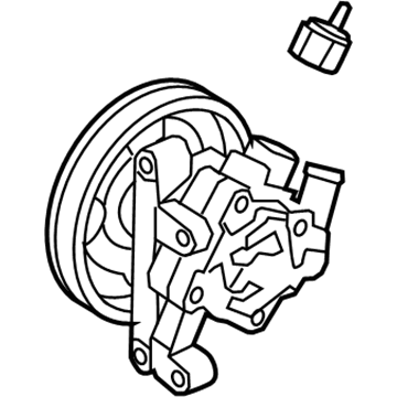 Ford AH6Z-3A696-A Power Steering Pump